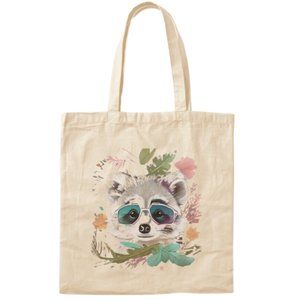 Unleash the Cuteness: Boss Raccoon Strikes a Pose with Shades! Tote Bag